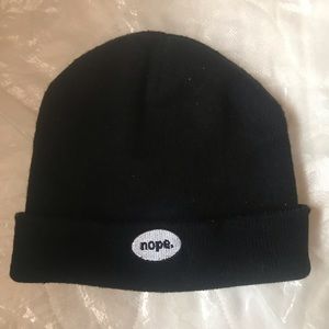 All Black Nope Hat